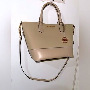 Michael Kors satchel crossbody purse large